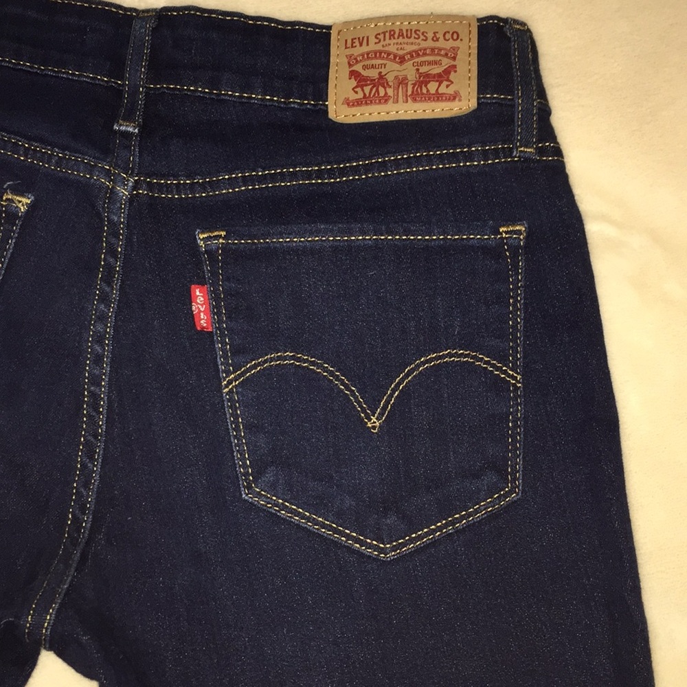 Women’s Dark Wash Levi’s Skinny Jeans